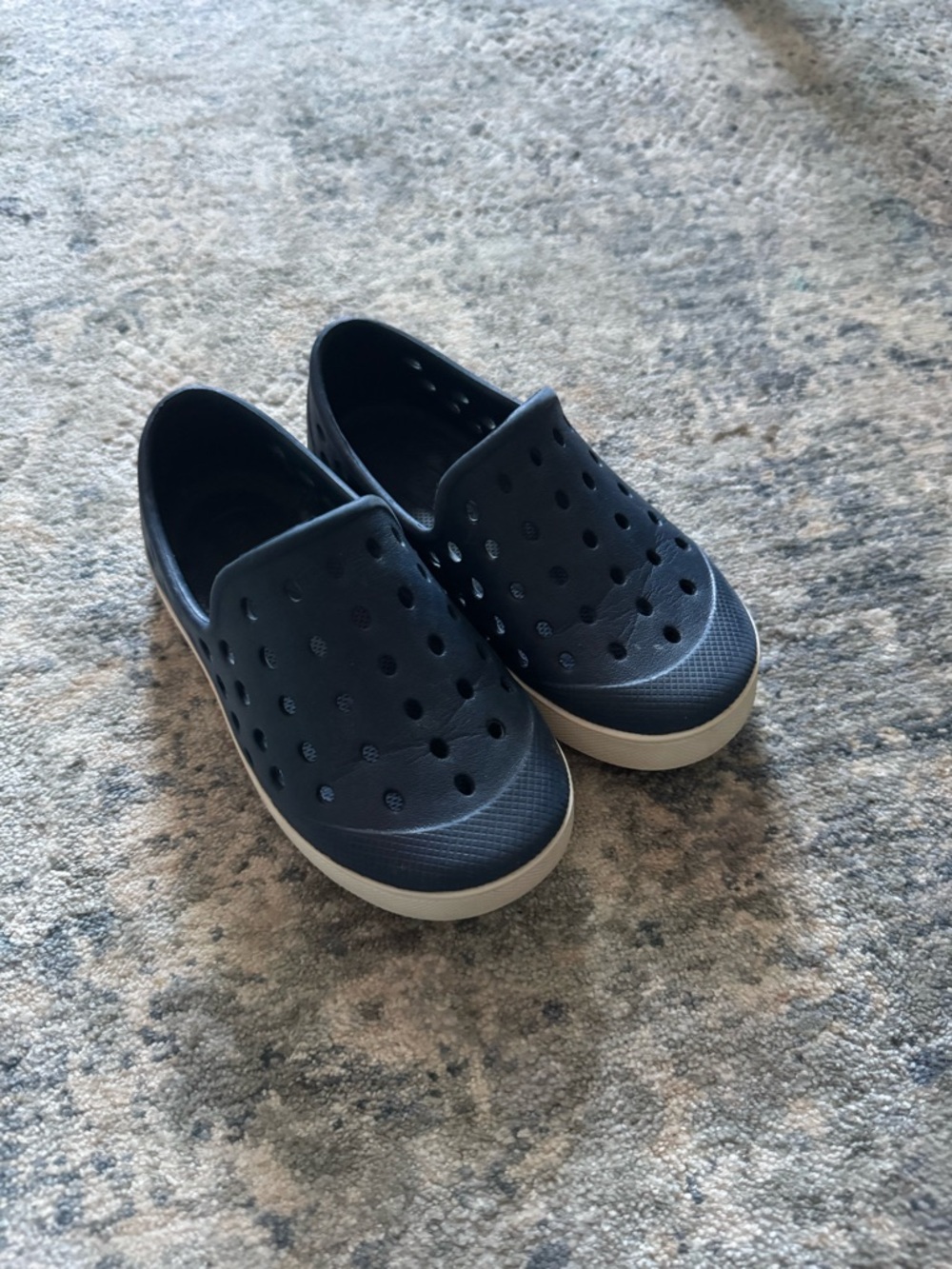 Sperry Kids Navy Slip-On Water Shoes with White Sole